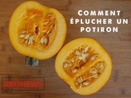 comment peler, éplucher et préparer un potiron